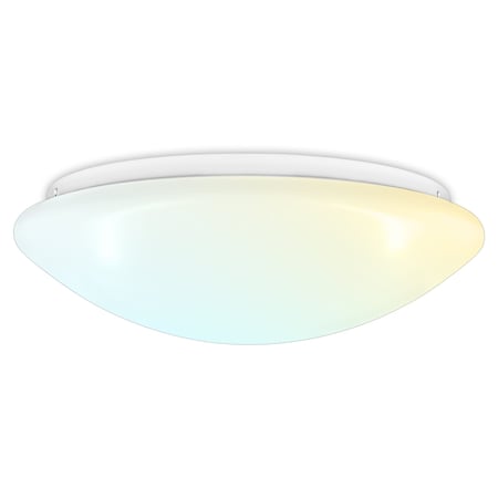Luxrite 14 Inch LED Flush Mount Light 5CCT 2700K-5000K 25W 1875LM Dimmable Damp Rated Energy Star ETL LR23162-1PK
